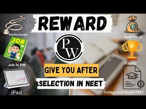 What Reward will PW give you after Selection in NEET⁉️ #pw #neet #physicswallah #alakhpandey