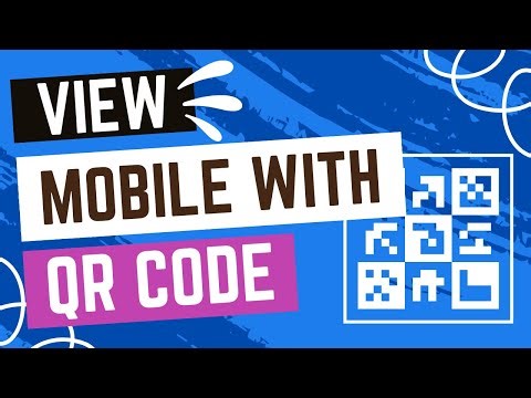 Wix Editor - Viewing Your Mobile Site with a QR Code