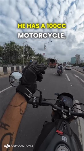Harish Solanki on Instagram: "100CC Riding On 60KMPH And A 650CC Is Also On 60KMPH!! The Ground Reality Of Bikes."