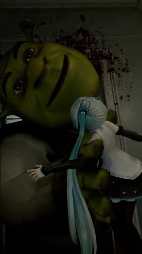 Hatsune Miku Vs Shrek Part 2 #residentevilrequiem #resident #re9 #funny #gaming #miku #shrek #lol