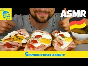 ASMR eating German sandwich "STRAMMER MAX" (German ASMR) - GFASMR