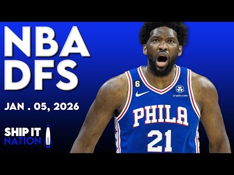 NBA DFS Process | DraftKings & FanDuel Picks, Plays & Slate Breakdown | Monday, 01/05/26