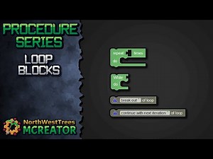 While and Repeat Loops | MCreator Procedure Series