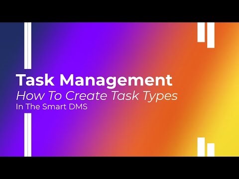 How to Create Task Types