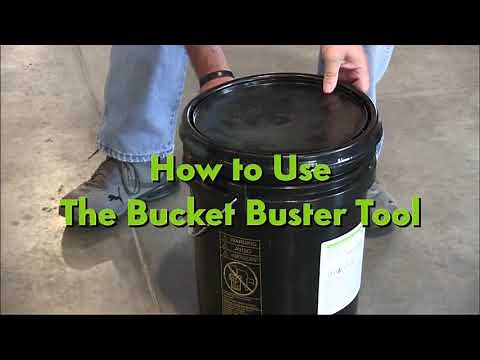 Demo: Bucket Buster Tool for 5-Gallon Buckets