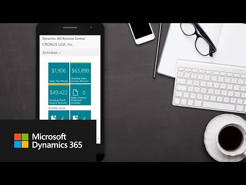 How to work with mobile or tablet devices with Dynamics 365 Business Central