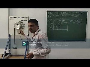 Coefficient Of Friction between belt and pulley Experiment | VIT-B | ME | Dynamics Of Machinery Lab