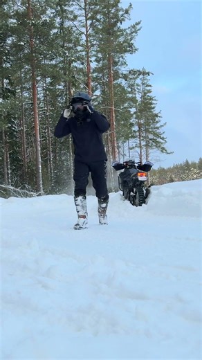 What Happens When You Take a 450MT IBEX Into Deep Snow #cfmoto #test