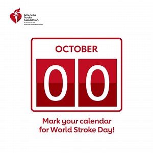 World Stroke Day is just 1 week away! Do you know what it means to spot the signs of a stroke F.A.S.T.? Face Drooping. Arm Weakness. Speech Difficulty. Time to Call 911. Learn more about how you can get involved at http://spr.ly/6181D7sq5. #IWillAgain #WorldStrokeDay | American Heart Association