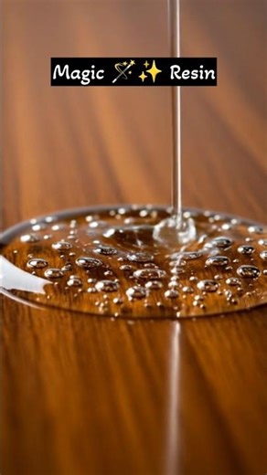 Magic resin flooring on wood 🪄✨#epoxy #shorts