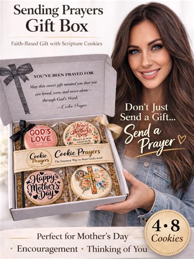 Mother's Day Cookie Gift Box, Scripture Prayers, Edible Faith-based Treats - Etsy