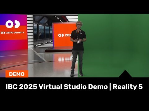 Live Virtual Studio Demo | Real-Time Keying, Rendering and Compositing Pipeline | UE5 | IBC 2025