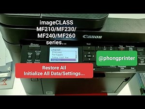 Restore Canon image CLASS MF240/MF260 series printer | 404 Not Found printer