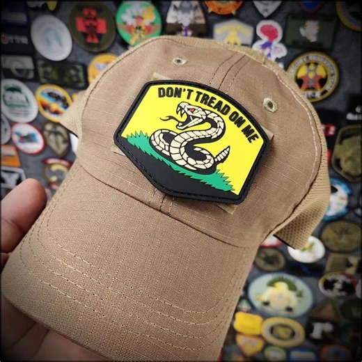 Don't Tread on Me V2 Patch, Embroidered Patches, Appliques for Backpacks, Caps Hats, Vests Jackets - Etsy