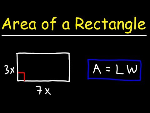 Area of a Rectangle - GED Math Word Problem