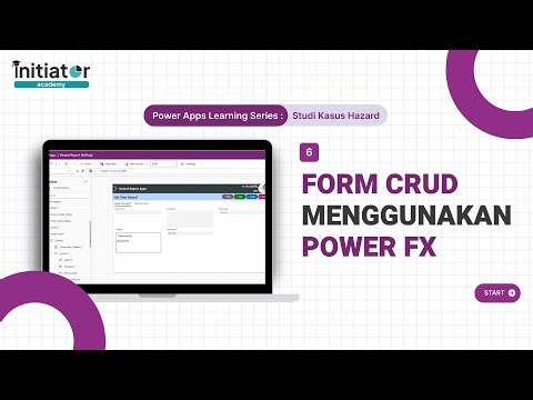 6. Form CRUD menggunakan Power FX