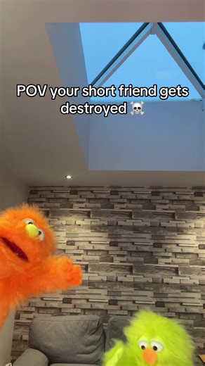 it’s always the short friend #relatable #comedy #puppets #fyp #funny