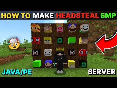 How to make Head Steal SMP in Minecraft | How to make Head Steal SMP in Aternos | Java/Pe 🔥