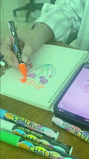 🎨 Painting Without Paint? YES! | Chalk Marker Flower Art Hack 🌸 #art
