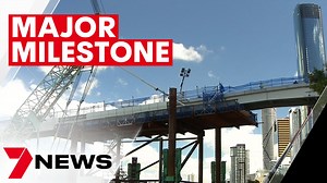 3.2K views · 55 reactions | The final section of the Neville Bonner Bridge at the new Queen's Wharf development has been installed. 7NEWS has the details of when you can walk across. 7NEWS at 6pm. More local news: 7news.com.au/news/qld #7NEWS | 7NEWS Brisbane | Facebook