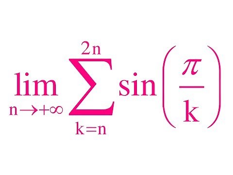 Sommes de Riemann . Exercice 19.