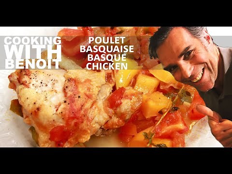 Basque Chicken : French recipe in English (Poulet Basquaise)
