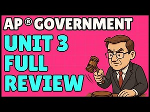 AP US Government & Politics Unit 3 Review (2026) | 49-Minute Study Session