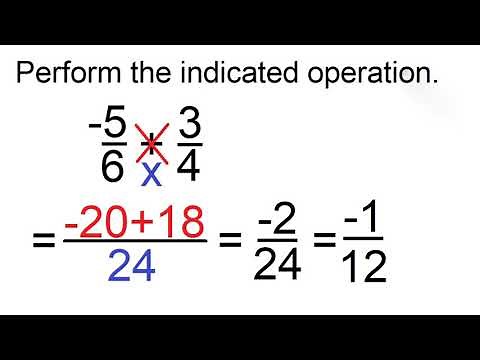 Operations on Rational Numbers (FRACTIONS)