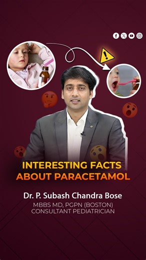 Interesting facts about Paracetamol!! 🔥 Fever ≠ Enemy 🔥 Fever ≠ Enemy 💊 Paracetamol doesn’t stop fever 🌡️ It only brings down the temperature 🛡️ Fever helps fight infection 👶 Comfort is the goal, not zero fever! ⚠️ Correct dose = Safe child #FeverAwareness #ParacetamolTruth #PediatricTips #HealthyKids #DoctorReels MedicalReels SriKumaranChildCare💊 Paracetamol doesn’t stop fever 🌡️ It only brings down the temperature 🛡️ Fever helps fight infection 👶 Comfort is the goal, not zero fever! 