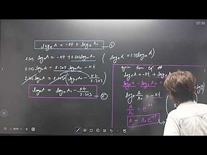 chemical kinetics : first order reaction