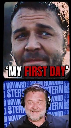 Russell Crowe’s First Day on Set of Gladiator #behindthescene