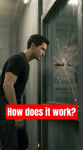 How Bulletproof Glass Actually Works. #didyouknow #shorts