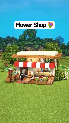 48K views · 38 reactions | Minecraft Flower Shop  #reel #minecraft | Kwyseurx | Facebook