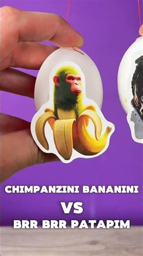 Chimpanzini Bananini Vs Brr Brr Patapim Egg Battle