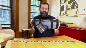 Roll Up Tool Bag Tool Organizer Bag Roll Tool Bag with Small Detachable Tool Pouch and Wrench Roll Organizer, Gifts for Men, Mechanic, Electrician, Camouflage Blue