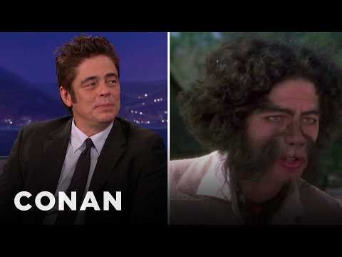 Benicio Del Toro’s First Movie Was “Big Top Pee-Wee” | CONAN on TBS