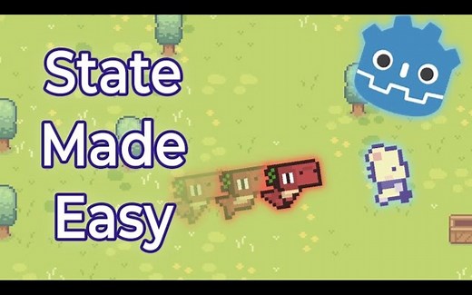 【转载】【Godot 4】在10分钟内学习有限状态机-Finite State Machines in Godot 4 in Under 10 Minutes