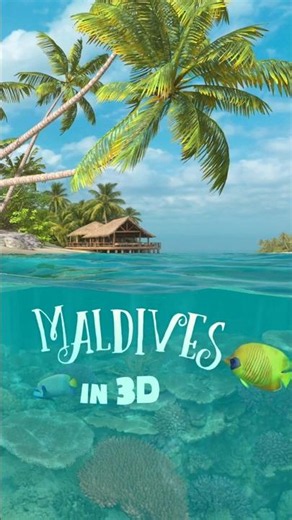 🐠 Maldives 3D Screensaver🌴