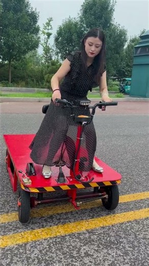 ectric Flatbed Truck #Electric Pallet Truck #Loading and Unloading Tool #Warehous