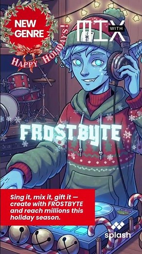 Make holiday music with FROSTBYTE! #holidaymusic #wemix