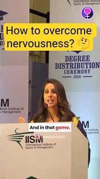 Jemimah Rodrigues talks about overcoming nervousness ❤️ #ytshorts