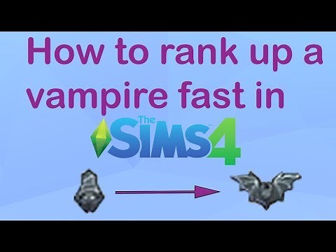 How to rank up a vampire fast in The Sims 4