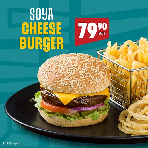 Enjoy a delicious Spur Cheese Burger for R79.90 on Mondays 🤩 Available for sit-down and Call/Click & Collect. Ts & Cs apply. | Spur Steak Ranches