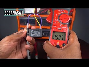 Multímetro Digital como usarlo para probar capacitor