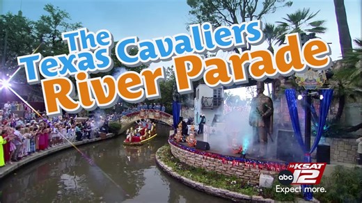 1.9K views · 11 reactions | KSAT has the best seat in the house for the Texas Cavaliers River Parade! Monday, watch the parade only on KSAT12- Your official Fiesta station. Plus for the first time ever you can stream the parade in Spanish-- on ksat.com?utm_source=facebook&utm_medium=social&utm_campaign=snd&utm_content=salive and KSAT+. | SA Live | Facebook