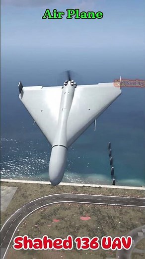 No Warning! Shahed 136 Suicide Drone Hits Passenger Plane at Airport #militarysimulation