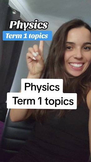 Physics Term 1 topics 👏🏽 #school #study #physics #greenscreen