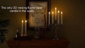 Sage Green Flameless Taper Candles with Remote & Timer - 9 Inch, Leather-Textured Real Wax, 3D Moving Flicker, 400Hr Battery Operated Window Candles.