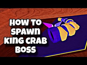 How to Spawn King Crab Boss in Dig Roblox | boss