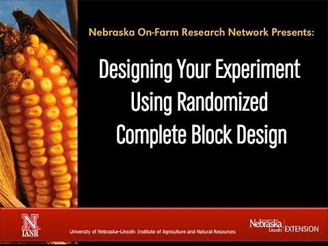 Designing Your Experiment Using Randomized Complete Block Design
